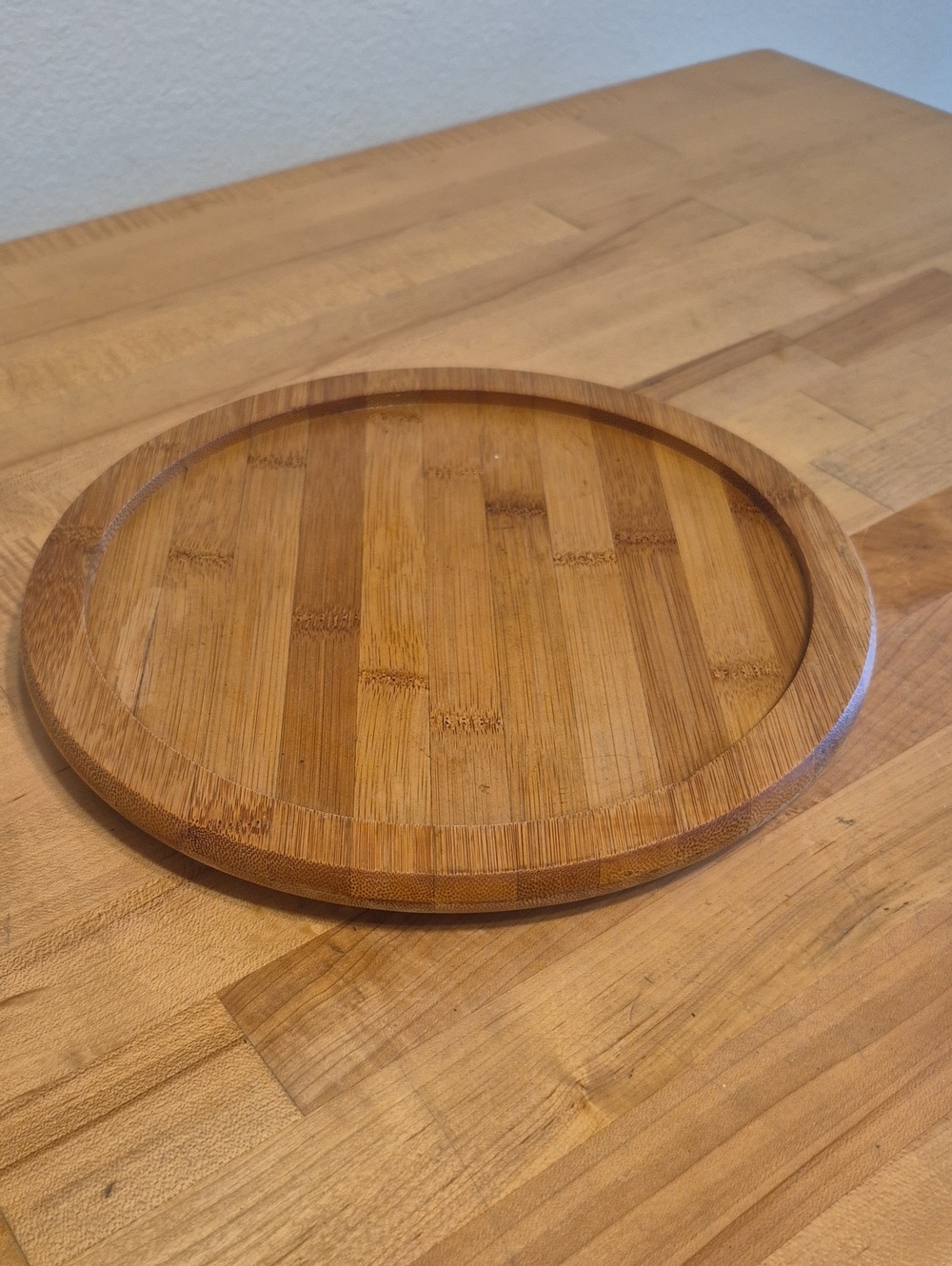 Bamboo Lazy Susan Condiment Cabinet Spinner